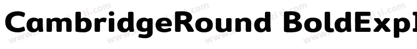 CambridgeRound BoldExpIt字体转换